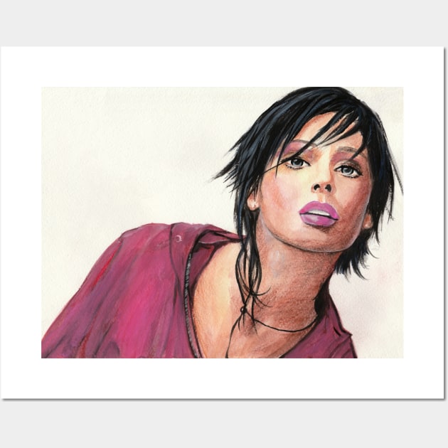 Natalie Imbruglia Wall Art by Svetlana Pelin